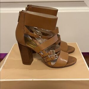 Michael Kors Brown Strappy Heels
